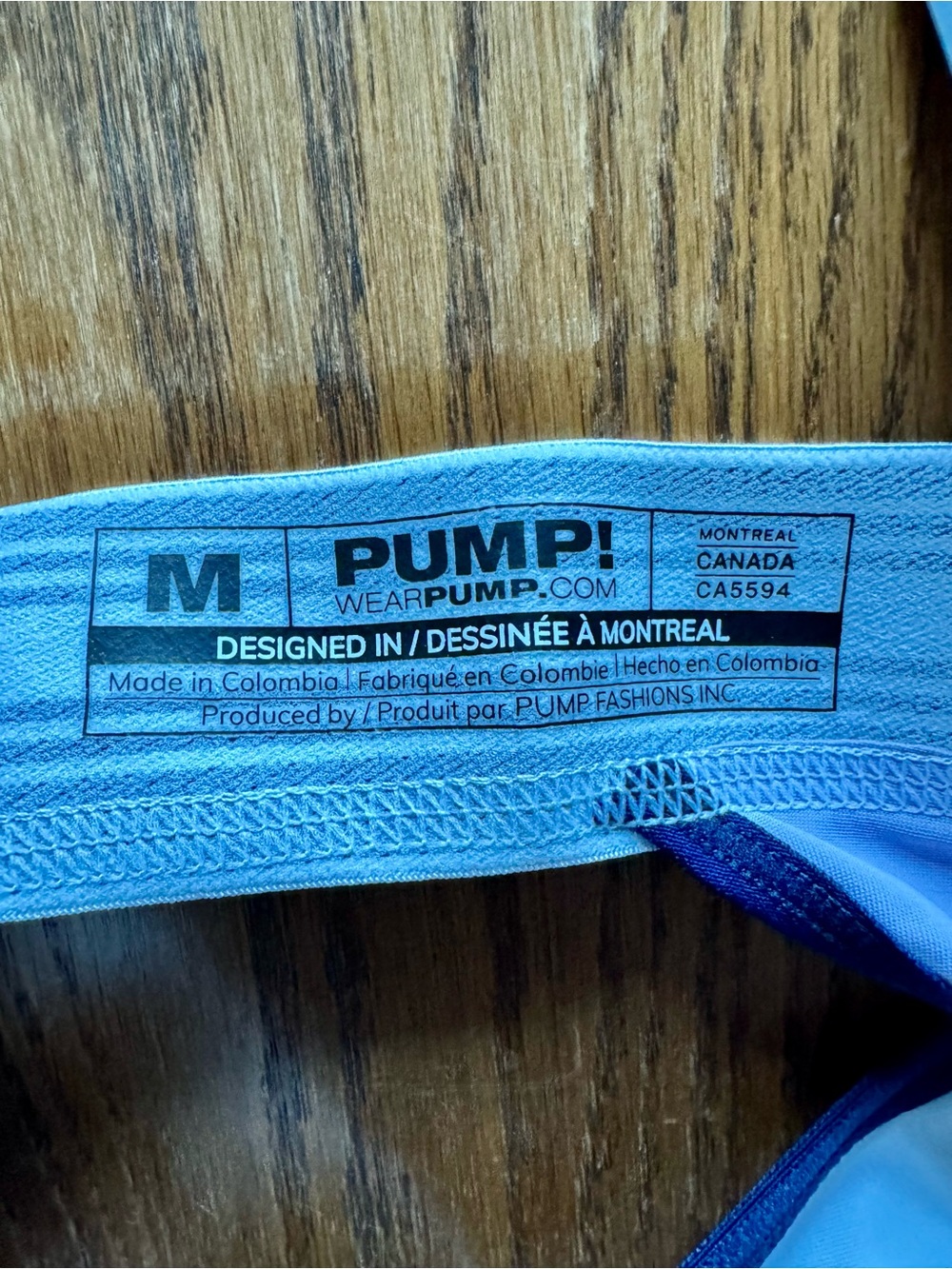 PUMP! Bloom Thong in Lavender with Dark Blue Trim (M) - NWT - Picture 3 of 5